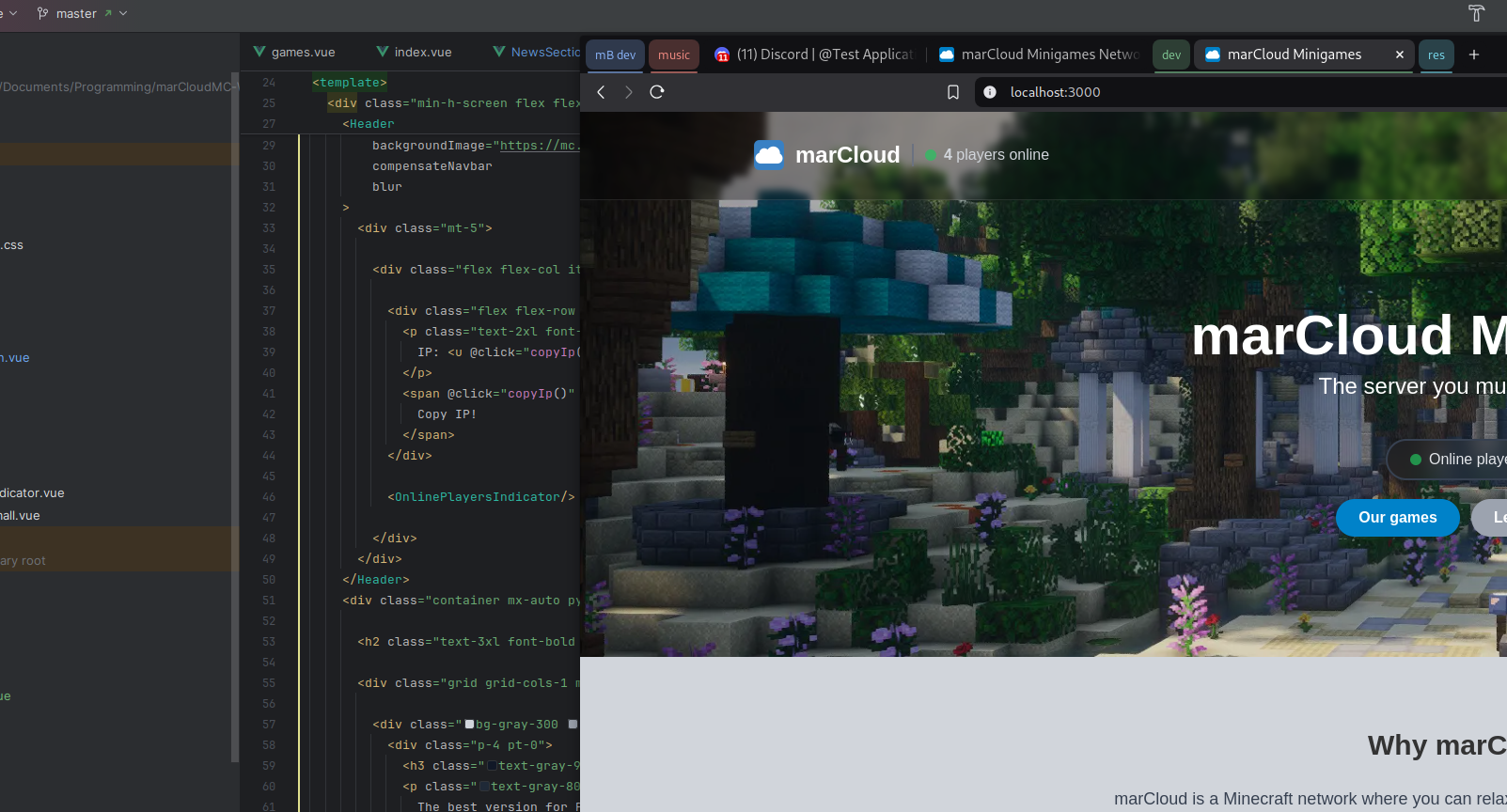 Header dynamic background image